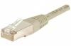 Cordon RJ45 CAT 5e F/UTP gris - 10 m