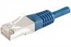 DEXLAN Cordon RJ45 CAT 6A F/UTP bleu - 1,5 m