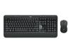 LOGITECH MK540 ADVANCED ENSEMBLE CLAVIER ET SOURIS SANS FIL 2.4GHZ NOIR