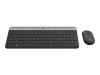 CLAVIER SOURIS SANS FIL LOGITECH MK470 SLIM NANO RECEPTEUR